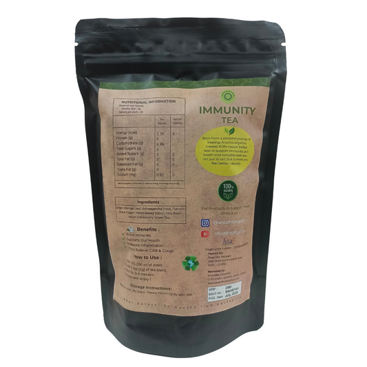 Herbal Immunity Tea Bundle | 100% Natural Ayurvedic Detox Tea | Best Wellness Tea Pack for Strong Immunity